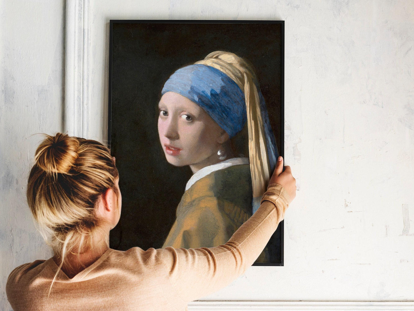 Digital mockup of a framed giclée fine art print