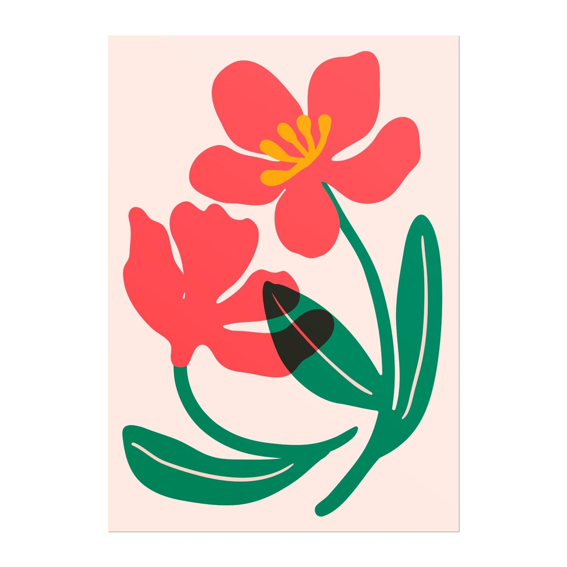 Abstract Art - Matisse - Style Abstract Botanical Art | Art Prints | Pathos Studio