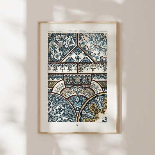 ALBERT RACINET - 17th / 18th Century Baroque from 'L'ornement Polychrome' - Pathos Studio - Art Prints