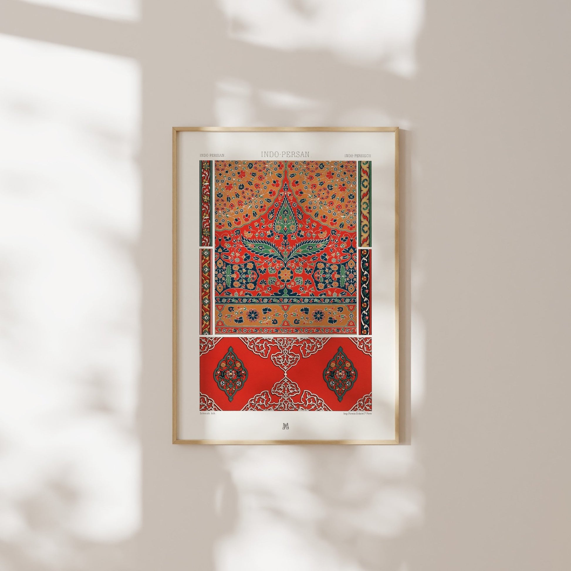 ALBERT RACINET - Set of 3 Indo Persian Patterns - Pathos Studio - Art Print Sets