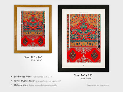 ALBERT RACINET - Set of 3 Indo Persian Patterns - Pathos Studio - Art Print Sets