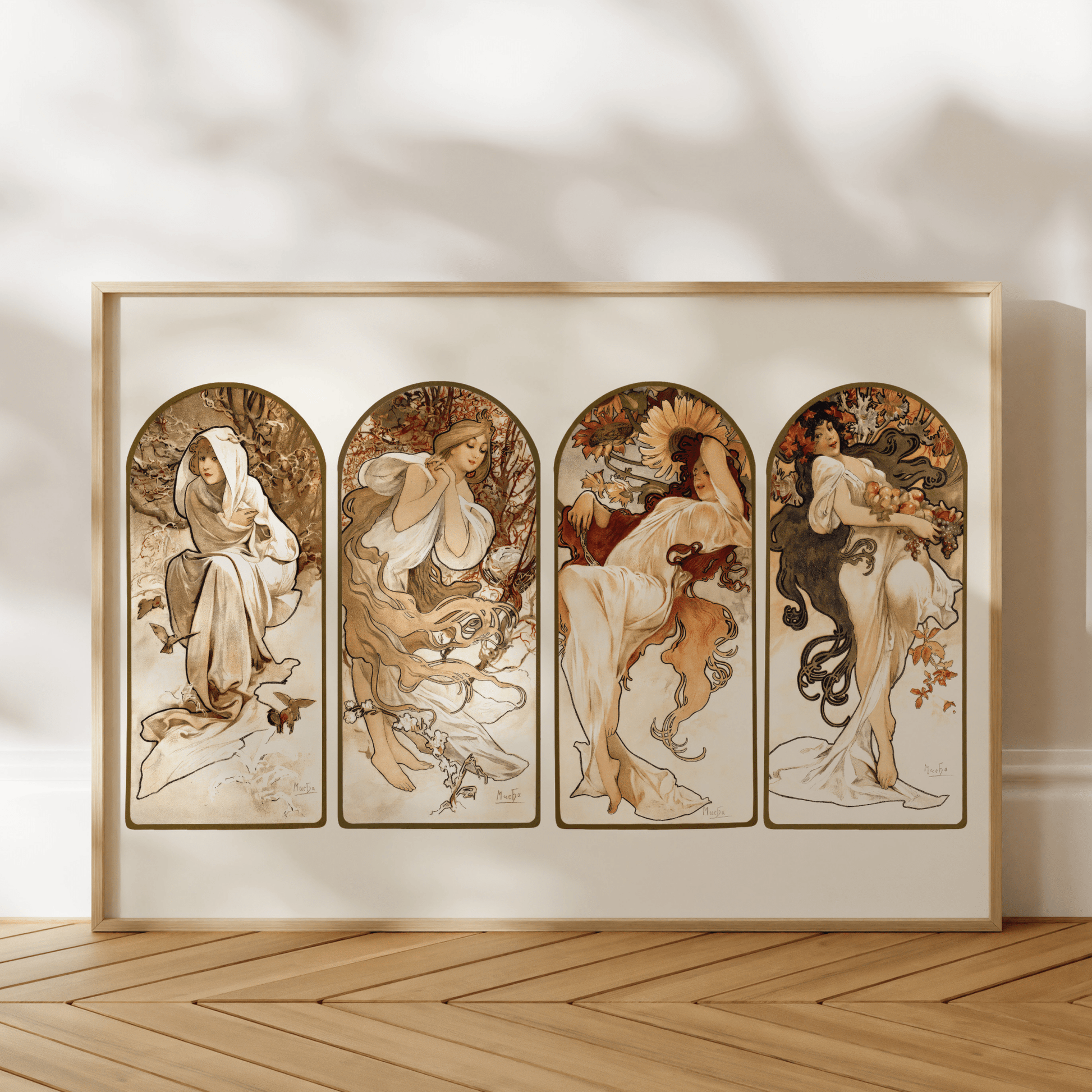 ALPHONSE MUCHA - The Seasons - Pathos Studio - Art Prints