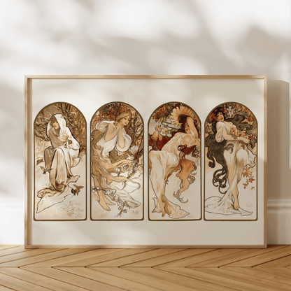 ALPHONSE MUCHA - The Seasons - Pathos Studio - Art Prints