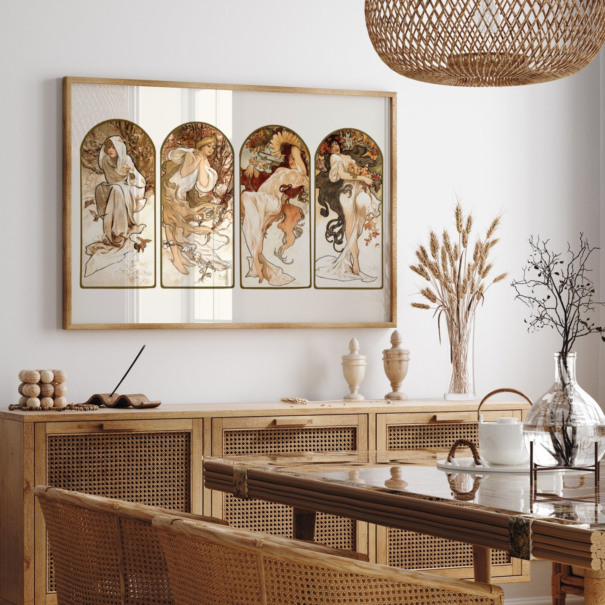 ALPHONSE MUCHA - The Seasons - Pathos Studio - Art Prints