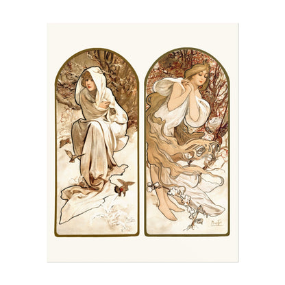 ALPHONSE MUCHA - The Seasons (Part 1) - Pathos Studio - Art Prints