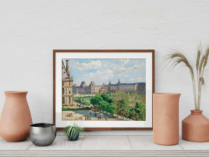 CAMILLE PISSARRO - Place Du Carrousel, Paris (Giclée Art Print) - Pathos Studio - Marketplace Listings