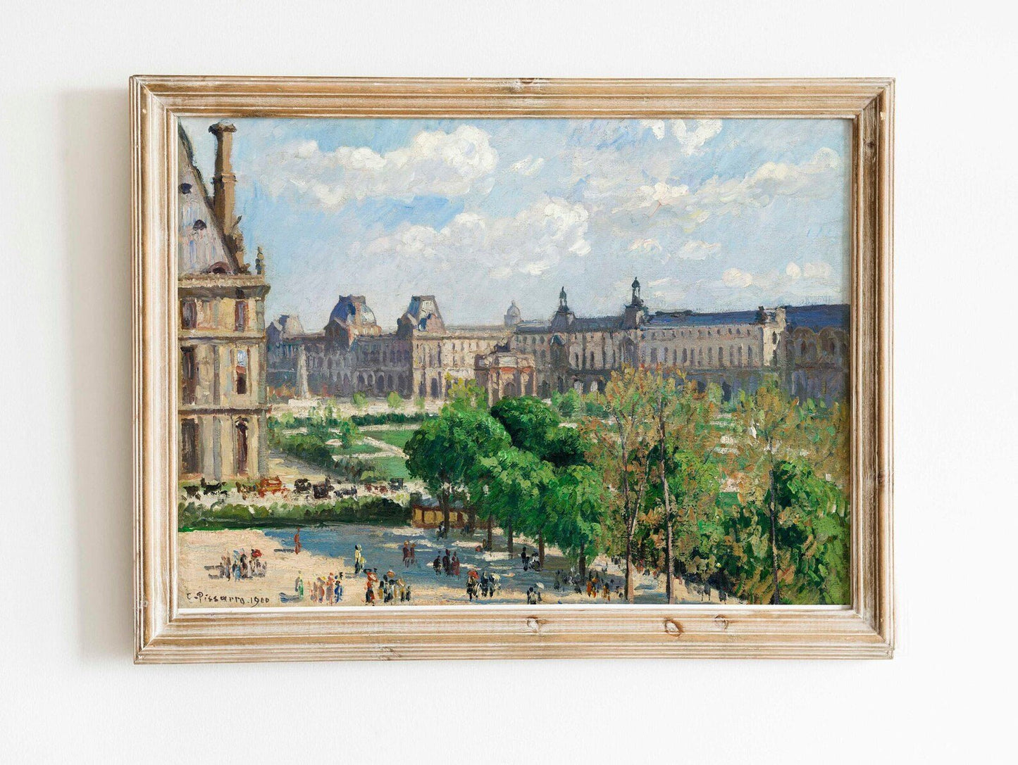 CAMILLE PISSARRO - Place Du Carrousel, Paris (Giclée Art Print) - Pathos Studio - Marketplace Listings