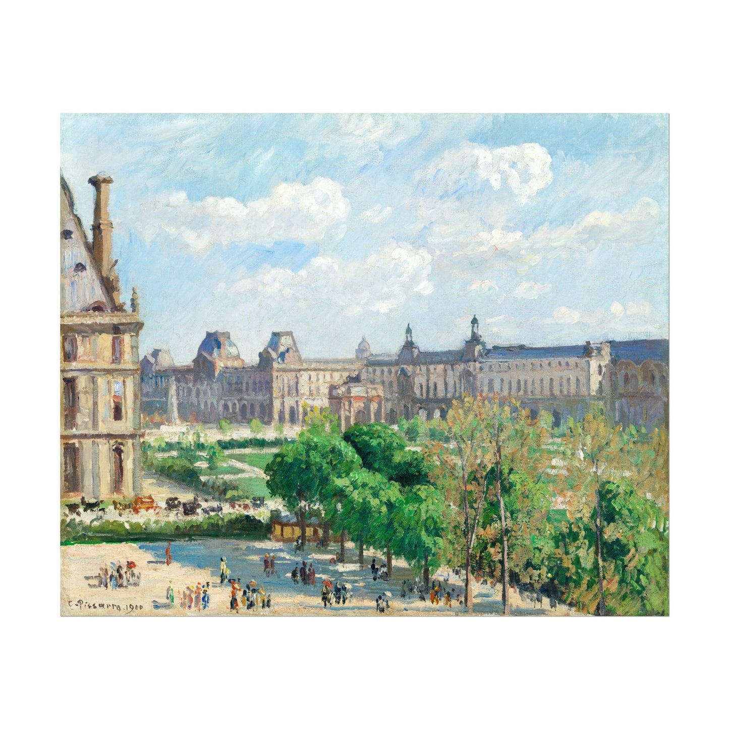 CAMILLE PISSARRO - Place Du Carrousel, Paris (Giclée Art Print) - Pathos Studio - Marketplace Listings