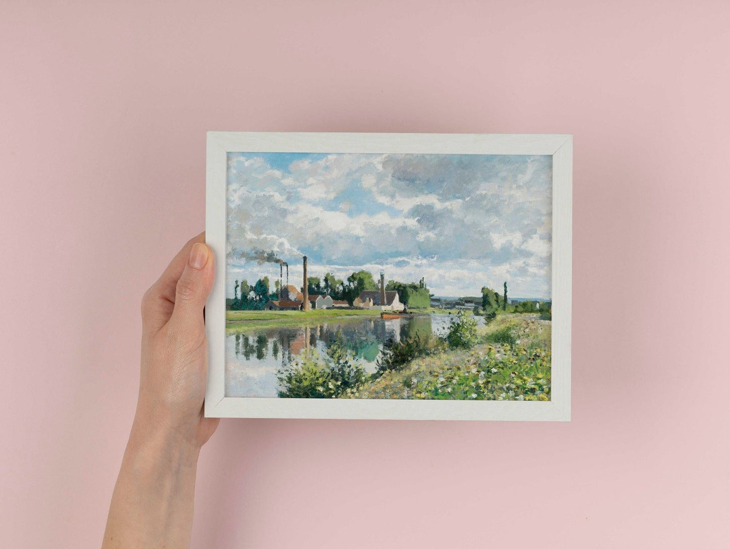 CAMILLE PISSARRO - The River Oise Near Pontoise (Giclée Art Print) - Pathos Studio - Marketplace Listings