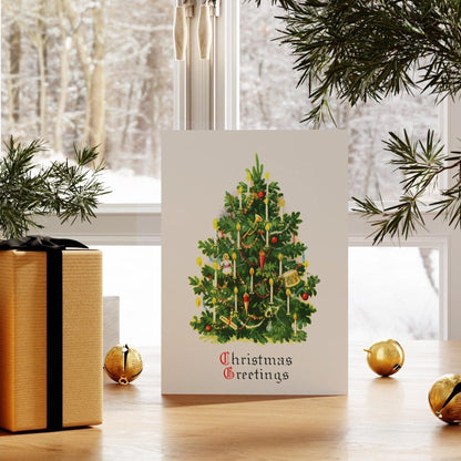 Christmas Greetings Cards: Christmas Tree - Pathos Studio - Greetings Cards