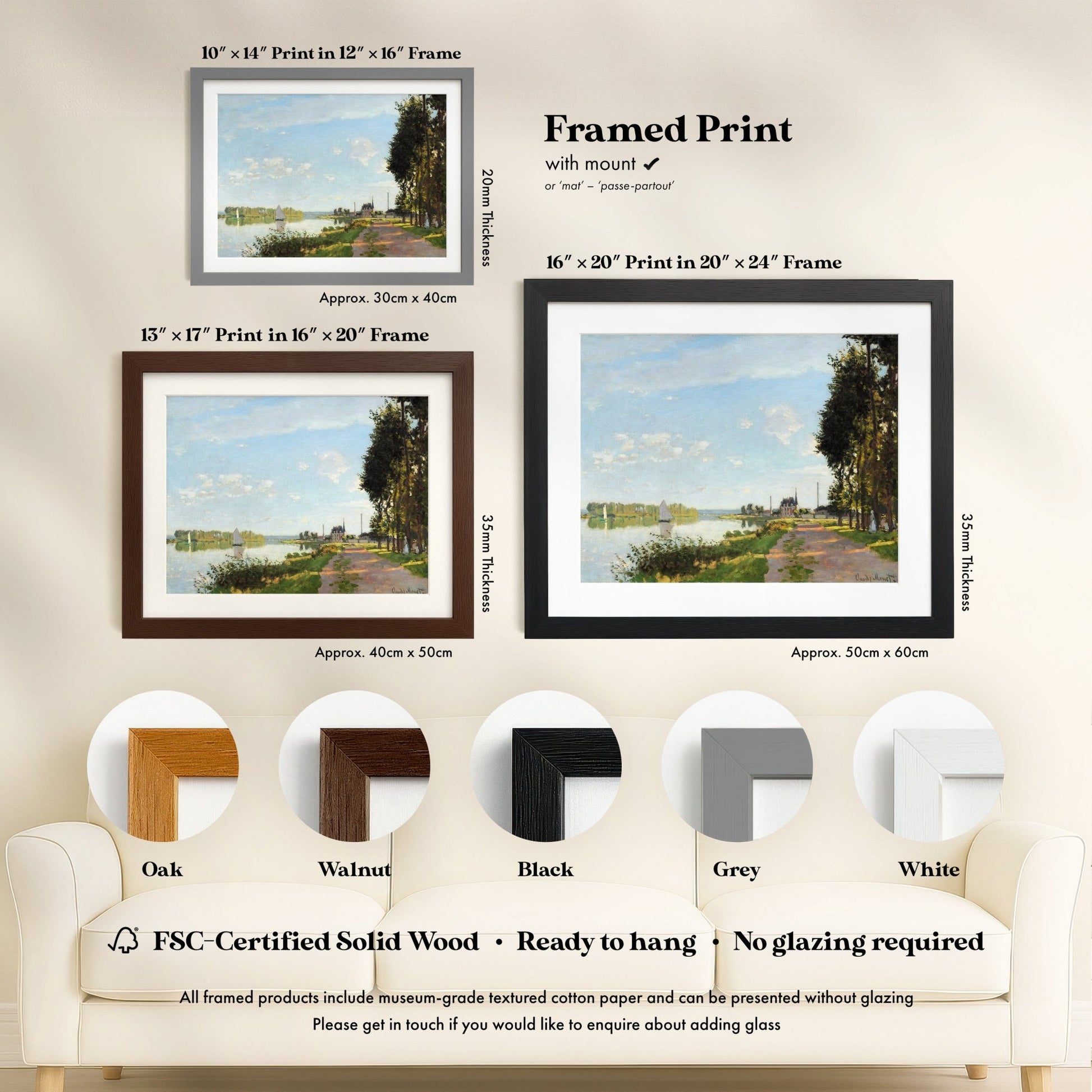 Claude Monet - Argenteuil | Art Prints | Pathos Studio