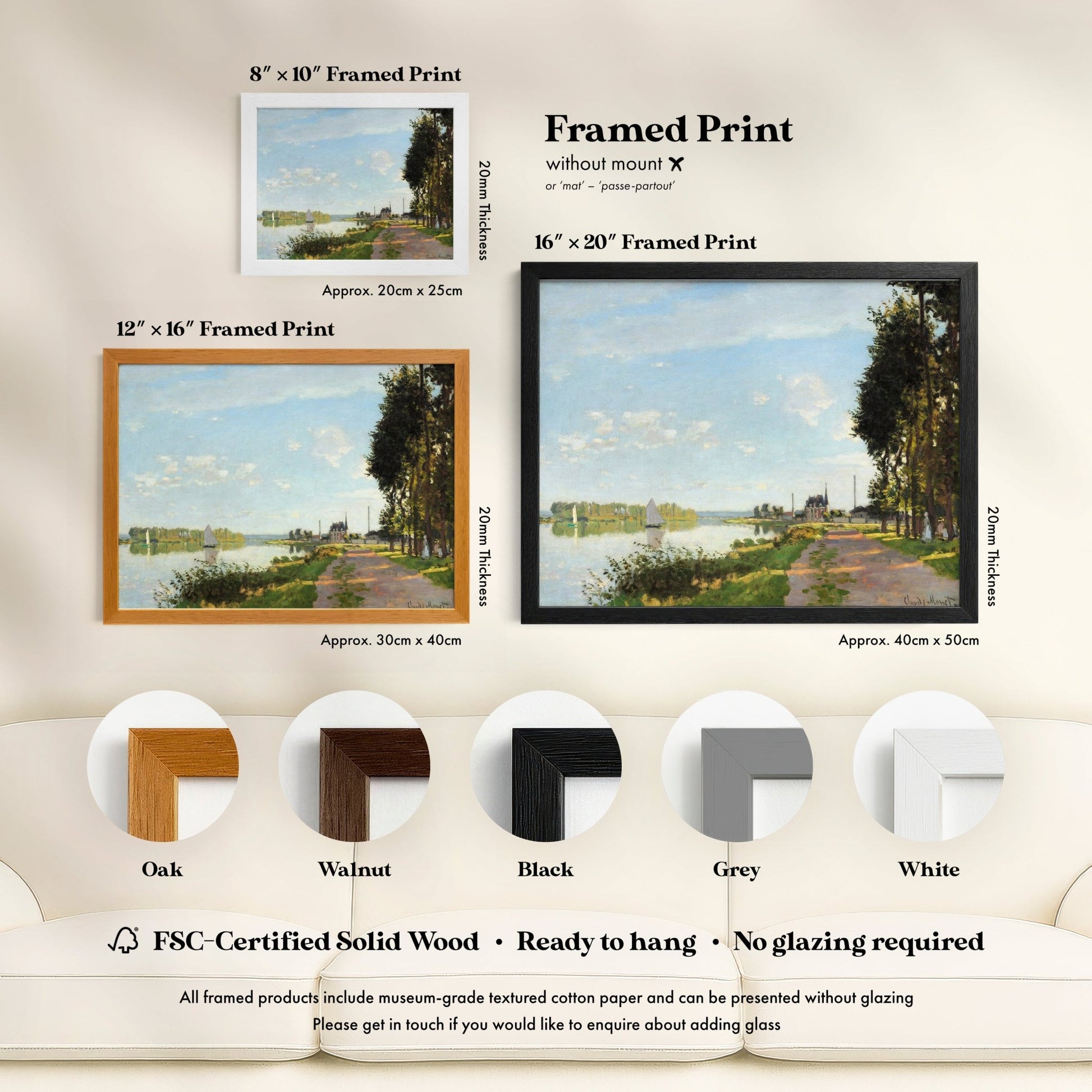 Claude Monet - Argenteuil | Art Prints | Pathos Studio