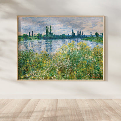 CLAUDE MONET - Banks of the Seine, Vetheuil - Pathos Studio - Art Prints