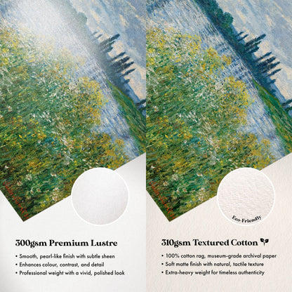 Claude Monet - Banks of the Seine, Vetheuil | Art Prints | Pathos Studio