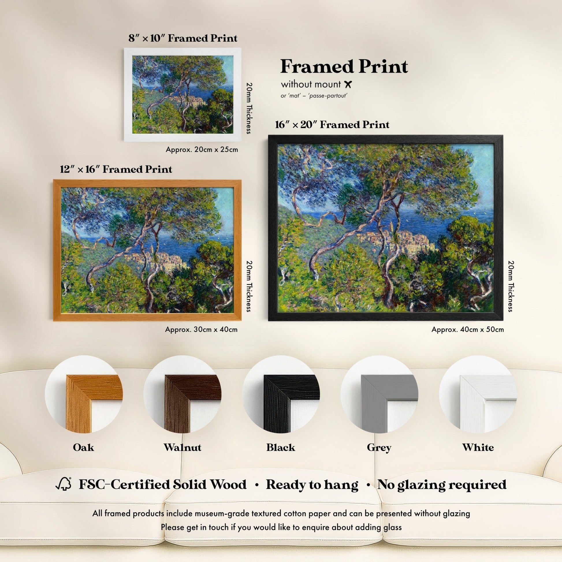 Claude Monet - Bordighera | Art Prints | Pathos Studio