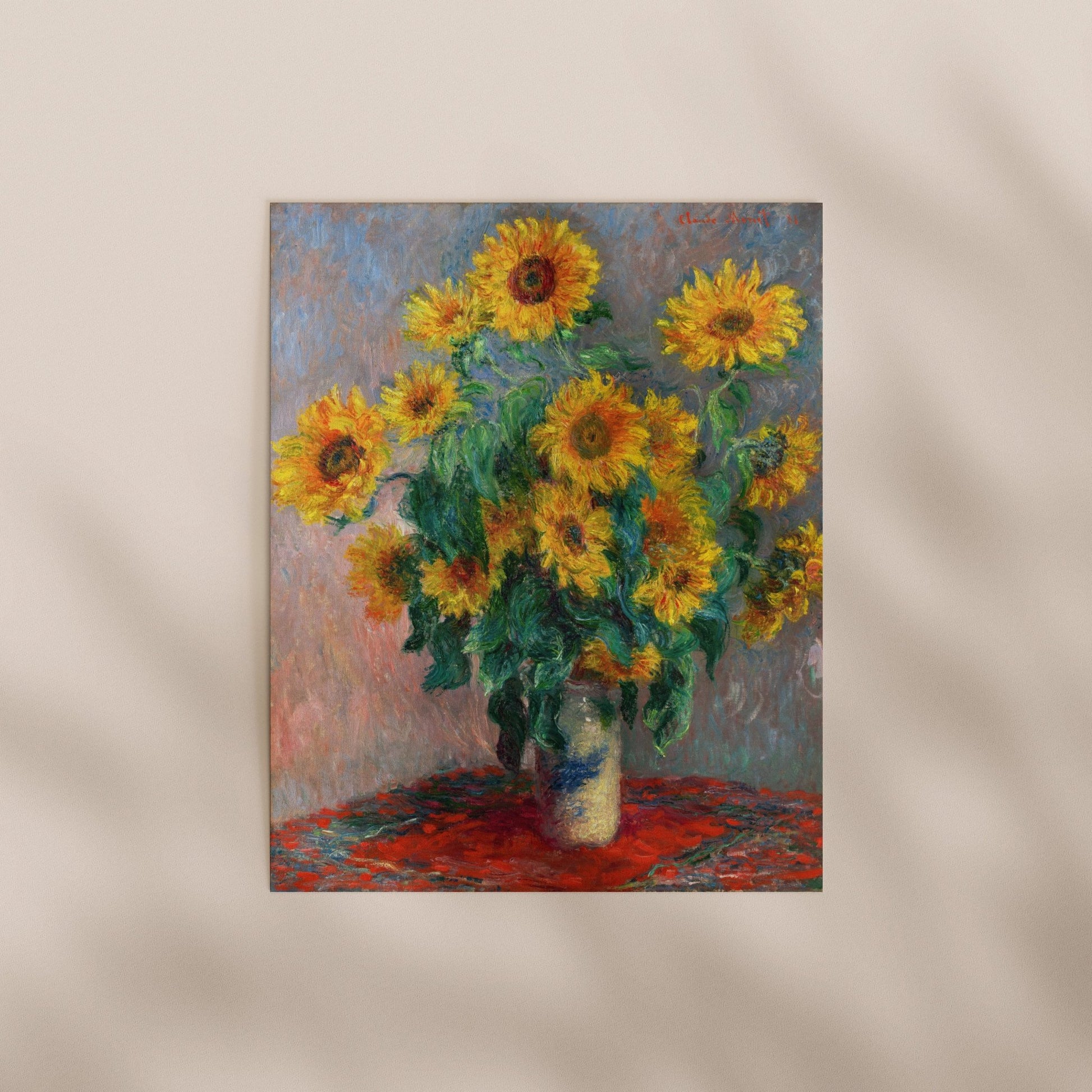 Claude Monet - Bouquet Of Sunflowers | Art Prints | Pathos Studio