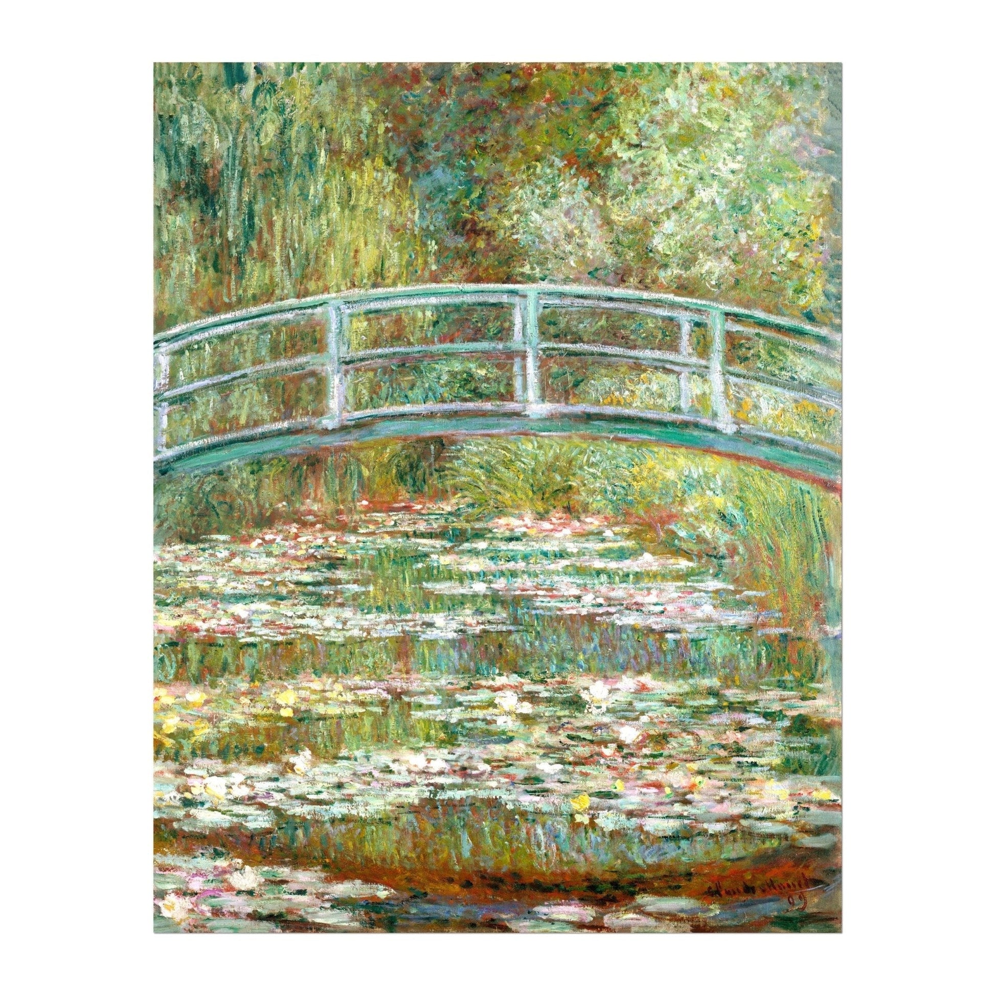 CLAUDE MONET - Bridge Over A Pond of Water Lilies (Giclée Art Print) - Pathos Studio - Marketplace Listings