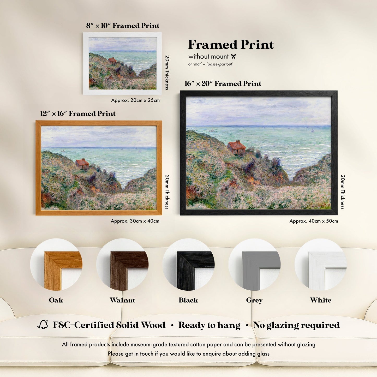 Claude Monet - Cabin of the Customs Watch | Art Prints | Pathos Studio