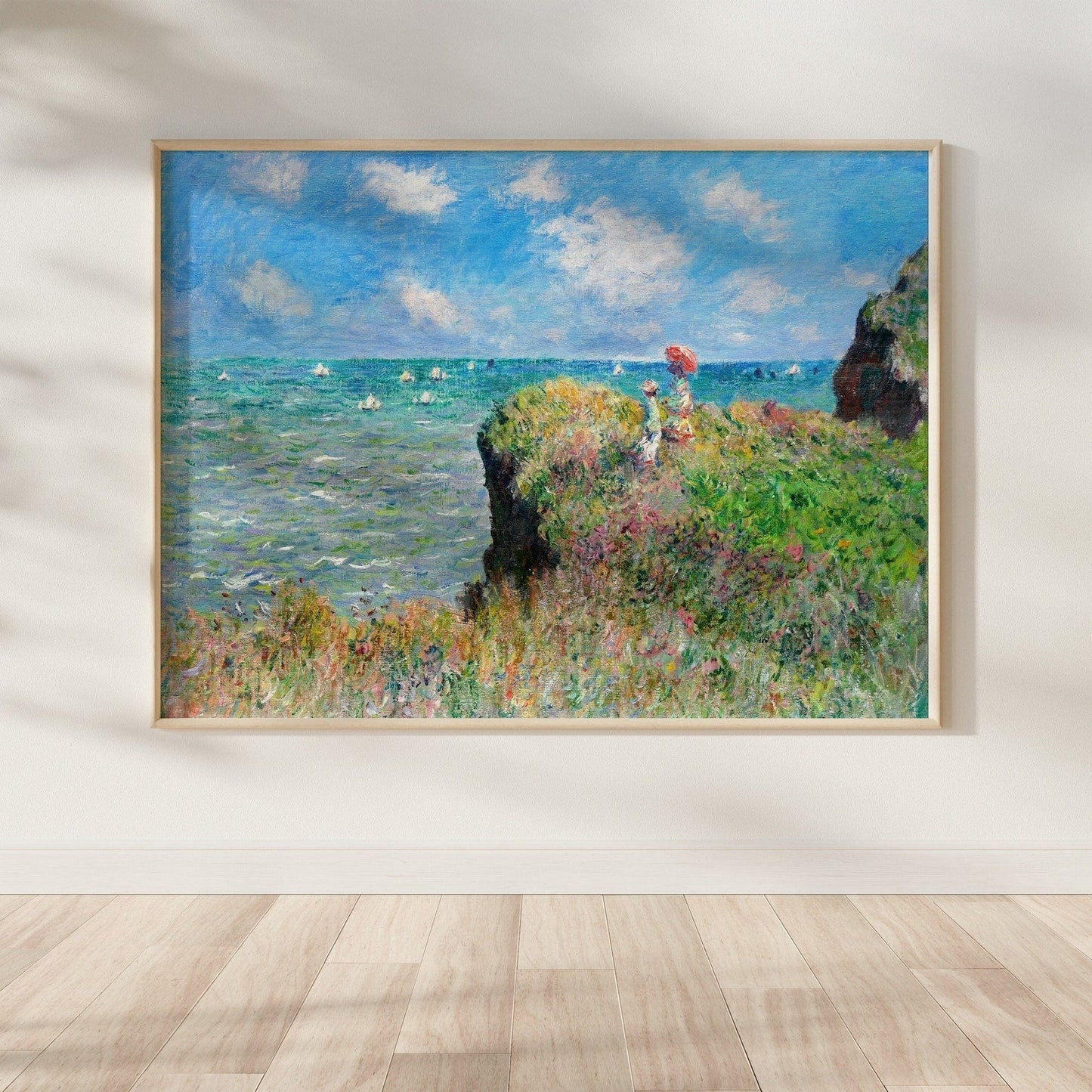 CLAUDE MONET - Cliff Walk at Pourville - Pathos Studio - Art Prints