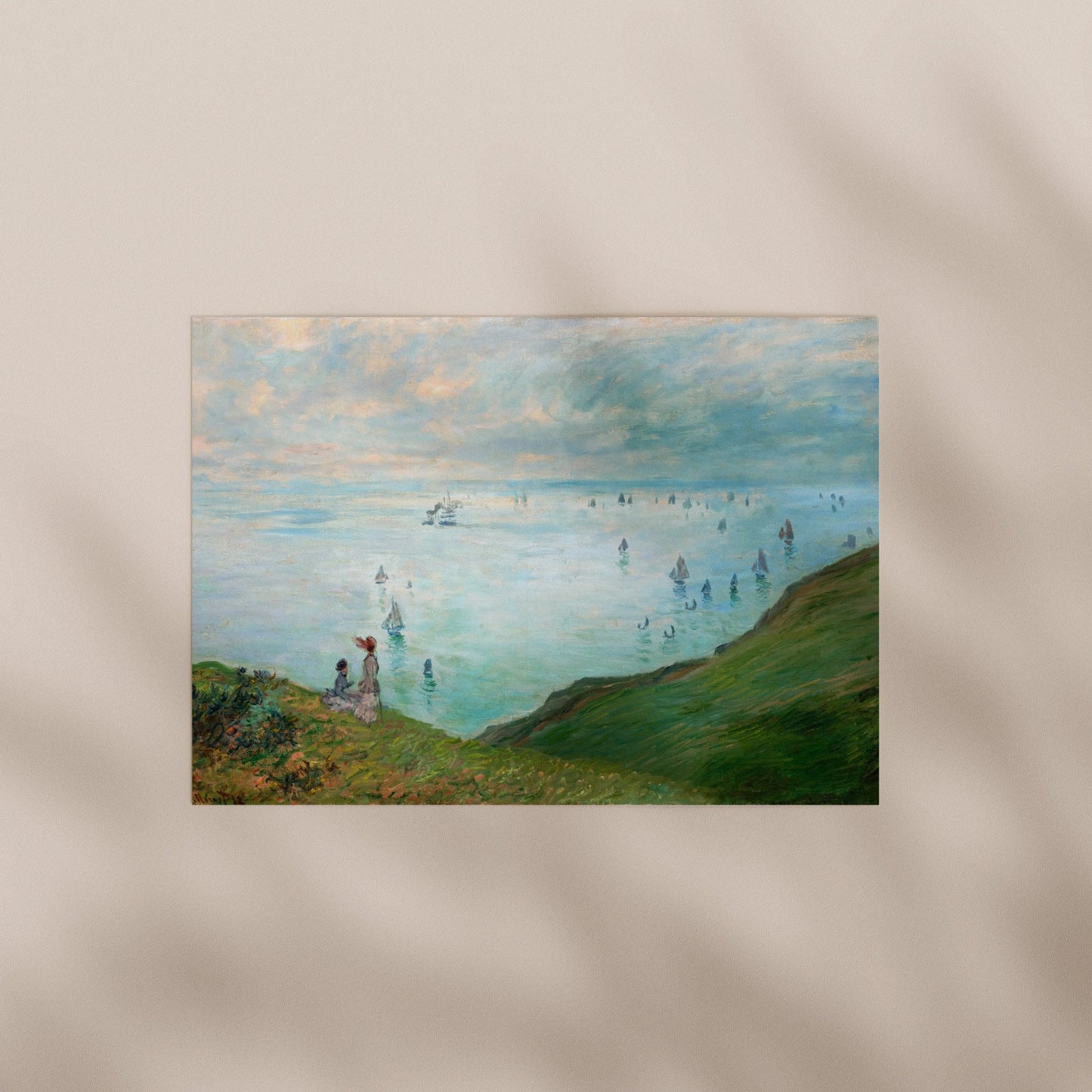 Claude Monet - Cliffs at Pourville | Art Prints | Pathos Studio
