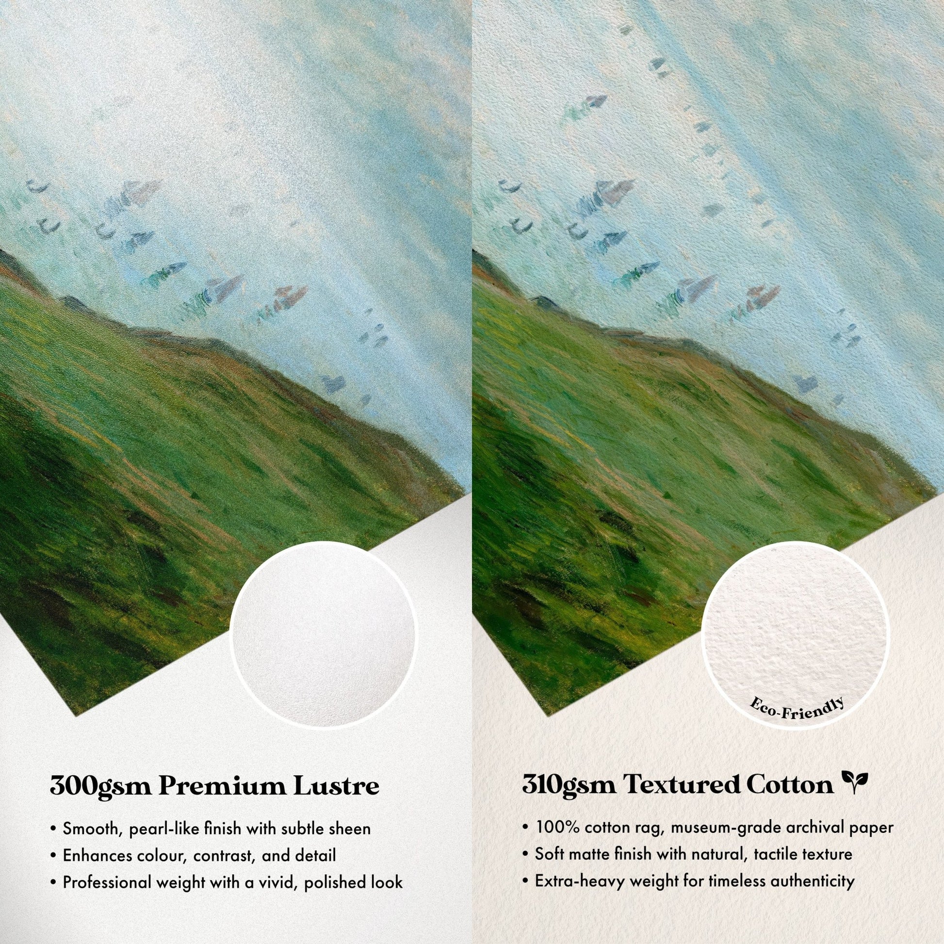 Claude Monet - Cliffs at Pourville | Art Prints | Pathos Studio