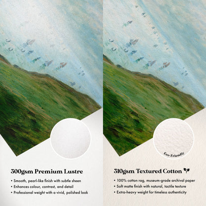 Claude Monet - Cliffs at Pourville | Art Prints | Pathos Studio