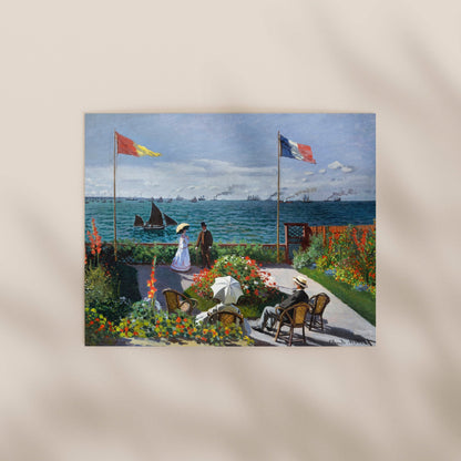 Claude Monet - Garden at Sainte - Adresse | Art Prints | Pathos Studio