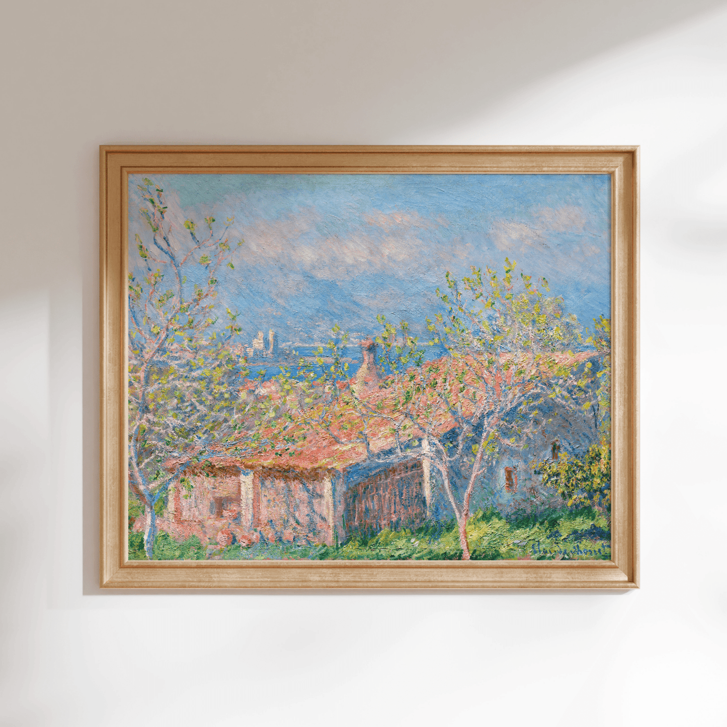 CLAUDE MONET - Gardener's House at Antibes - Pathos Studio - Art Prints