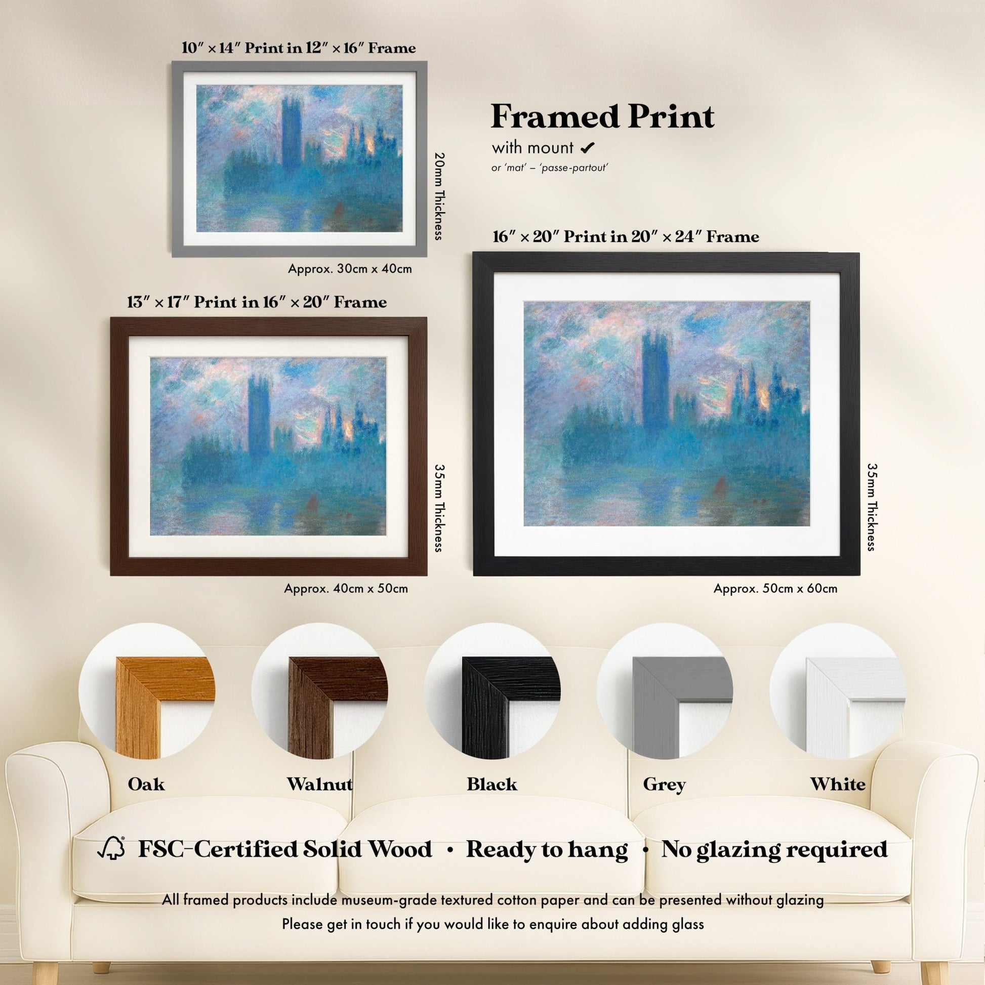 Claude Monet - Houses Of Parliament, London | Art Prints | Pathos Studio