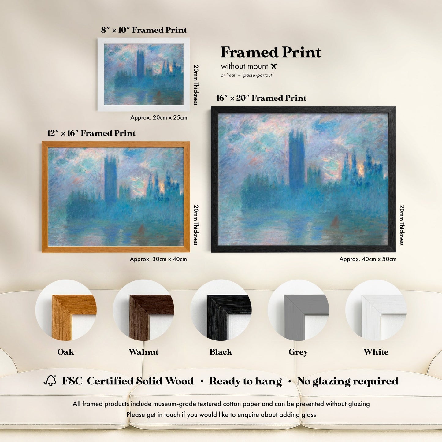 Claude Monet - Houses Of Parliament, London | Art Prints | Pathos Studio