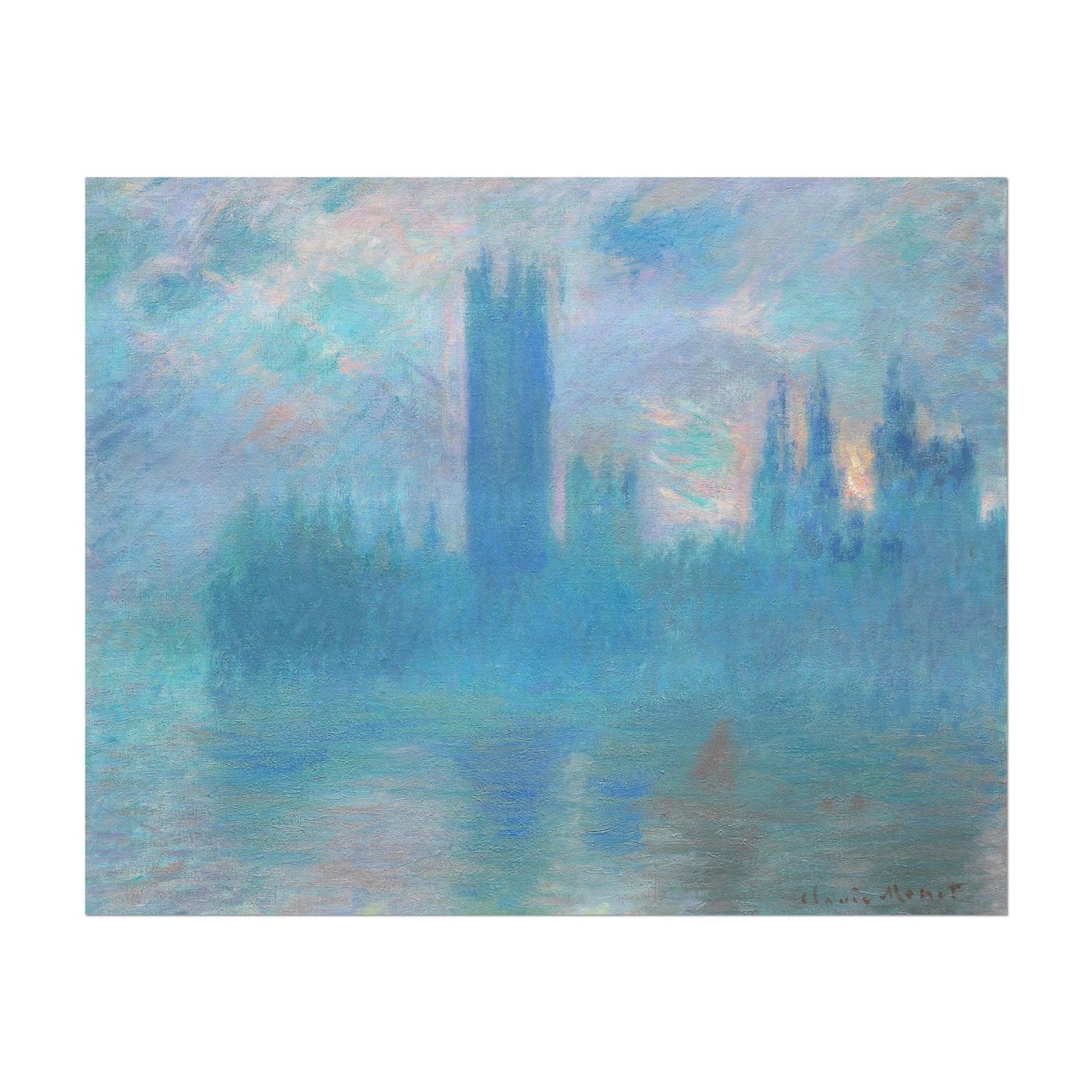 CLAUDE MONET - Houses Of Parliament, London (Giclée Art Print) - Pathos Studio - Marketplace Listings