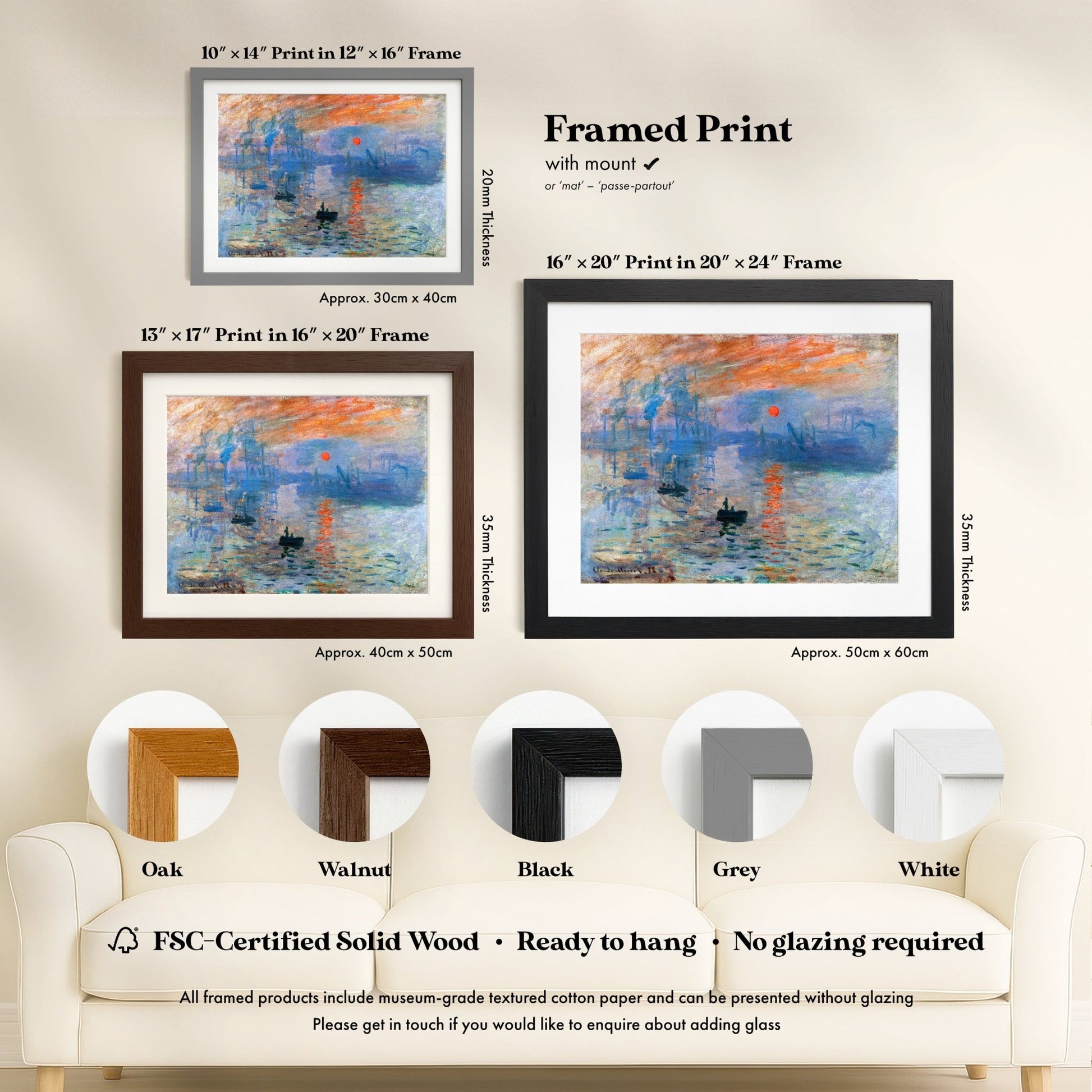Claude Monet - Impression, Sunrise | Art Prints | Pathos Studio
