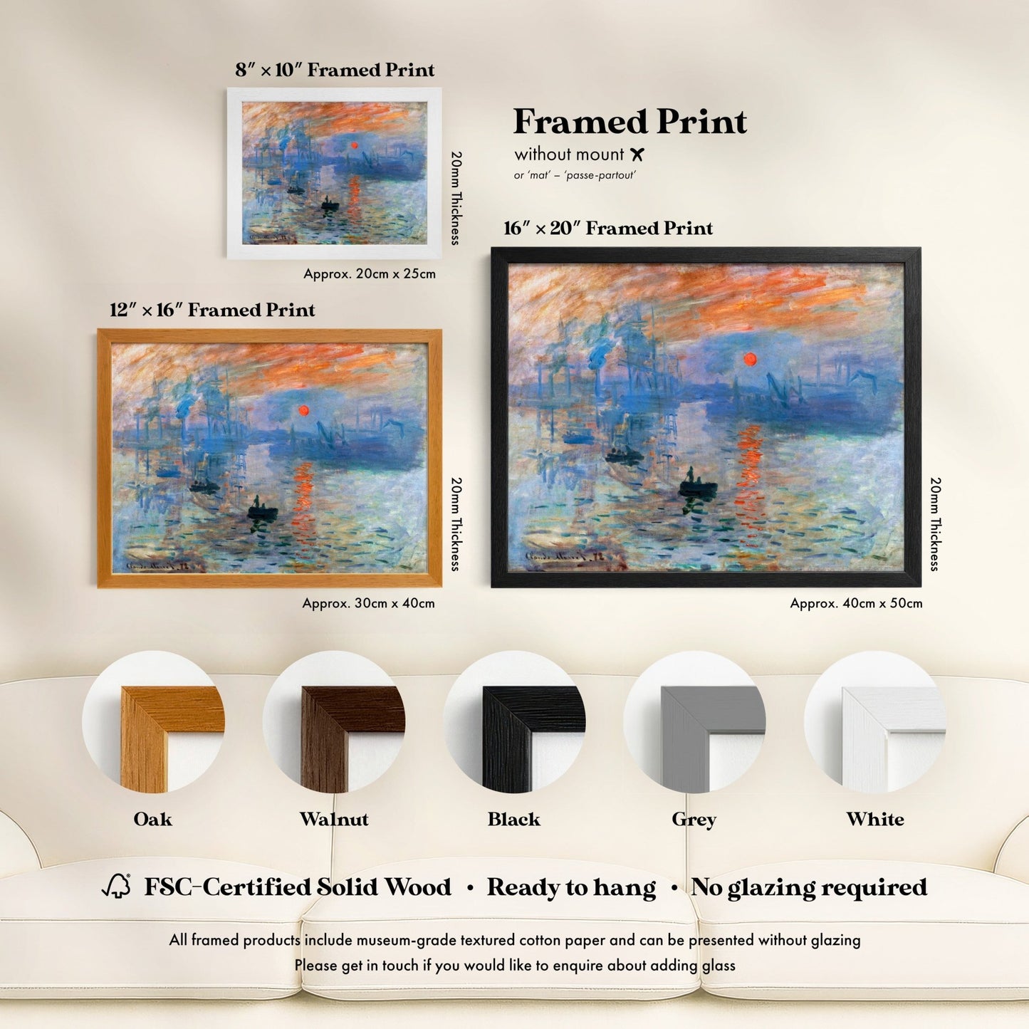 Claude Monet - Impression, Sunrise | Art Prints | Pathos Studio