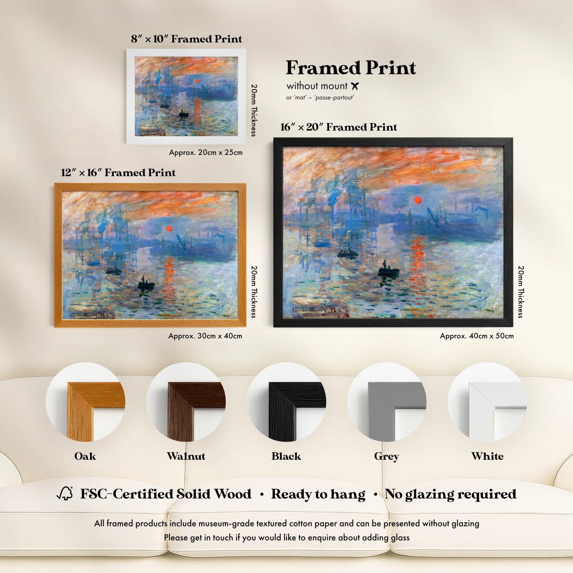 Claude Monet - Impression, Sunrise | Art Prints | Pathos Studio
