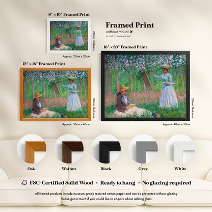 Claude Monet - In the Woods at Giverny | Art Prints | Pathos Studio