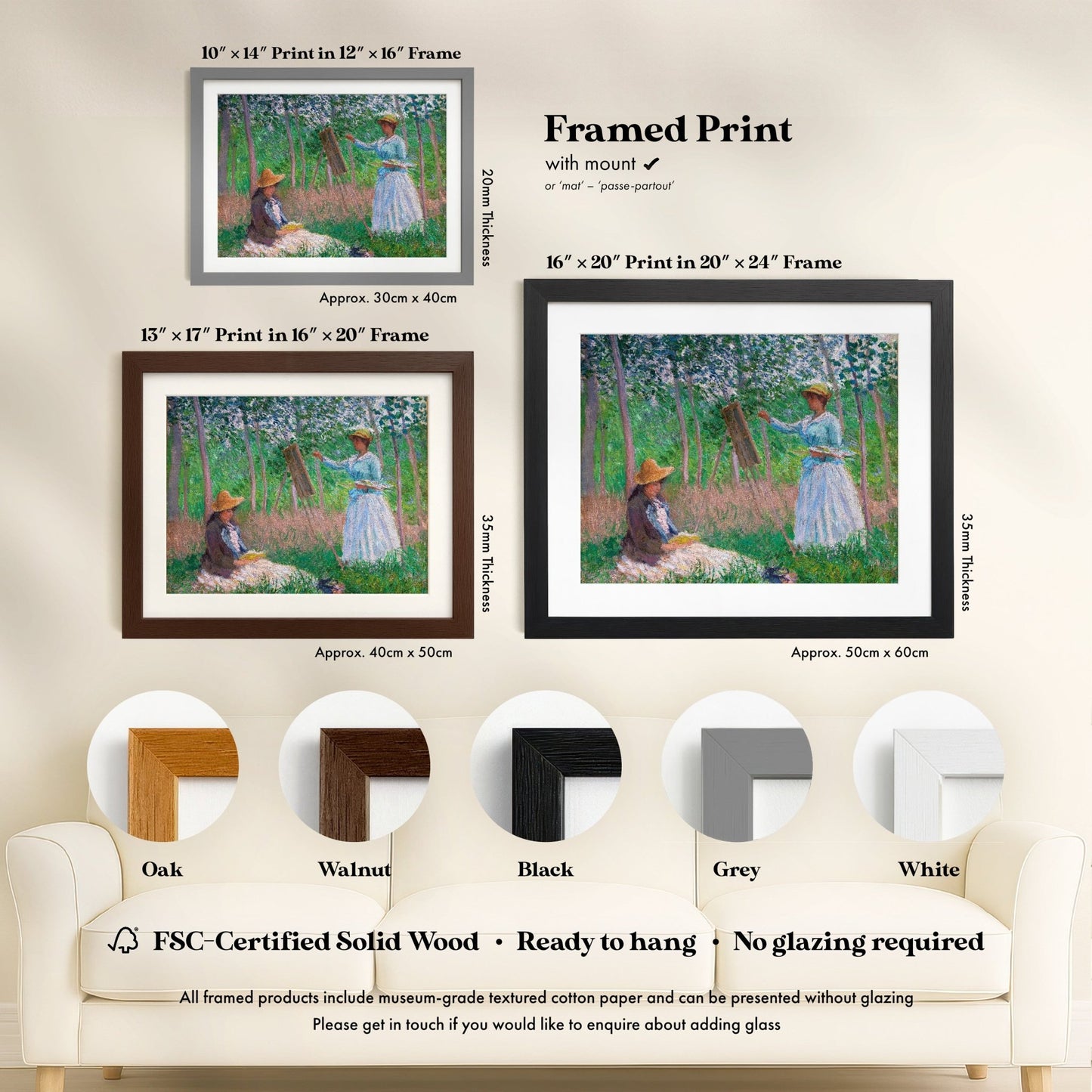 Claude Monet - In the Woods at Giverny | Art Prints | Pathos Studio