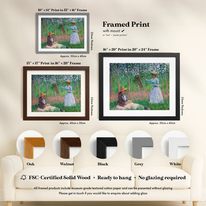 Claude Monet - In the Woods at Giverny | Art Prints | Pathos Studio