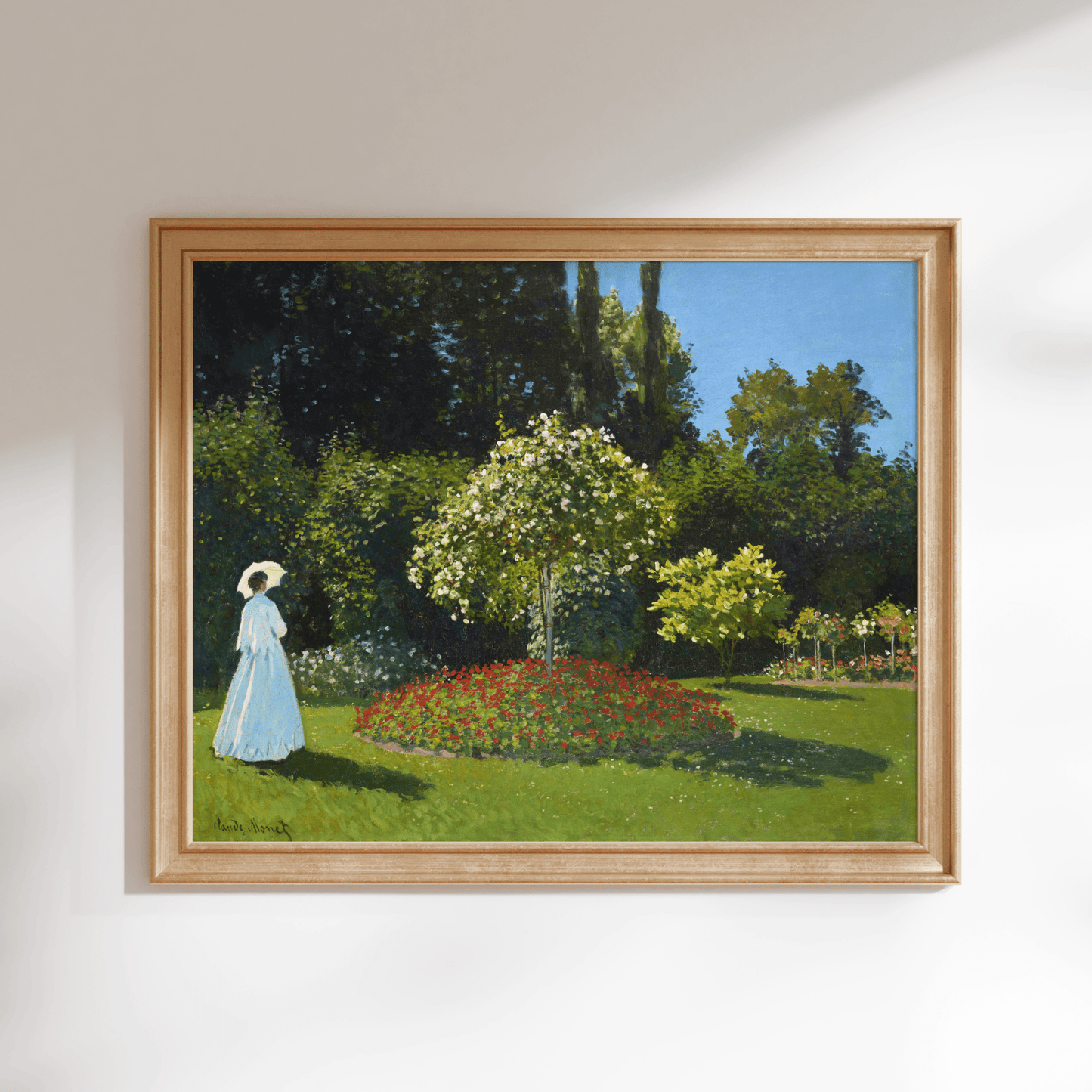 CLAUDE MONET - Lady In The Garden - Pathos Studio - Art Prints