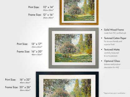 CLAUDE MONET - Landscape: The Parc Monceau - Pathos Studio - Art Prints