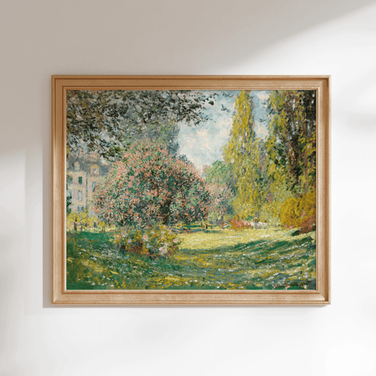 CLAUDE MONET - Landscape: The Parc Monceau - Pathos Studio - Art Prints