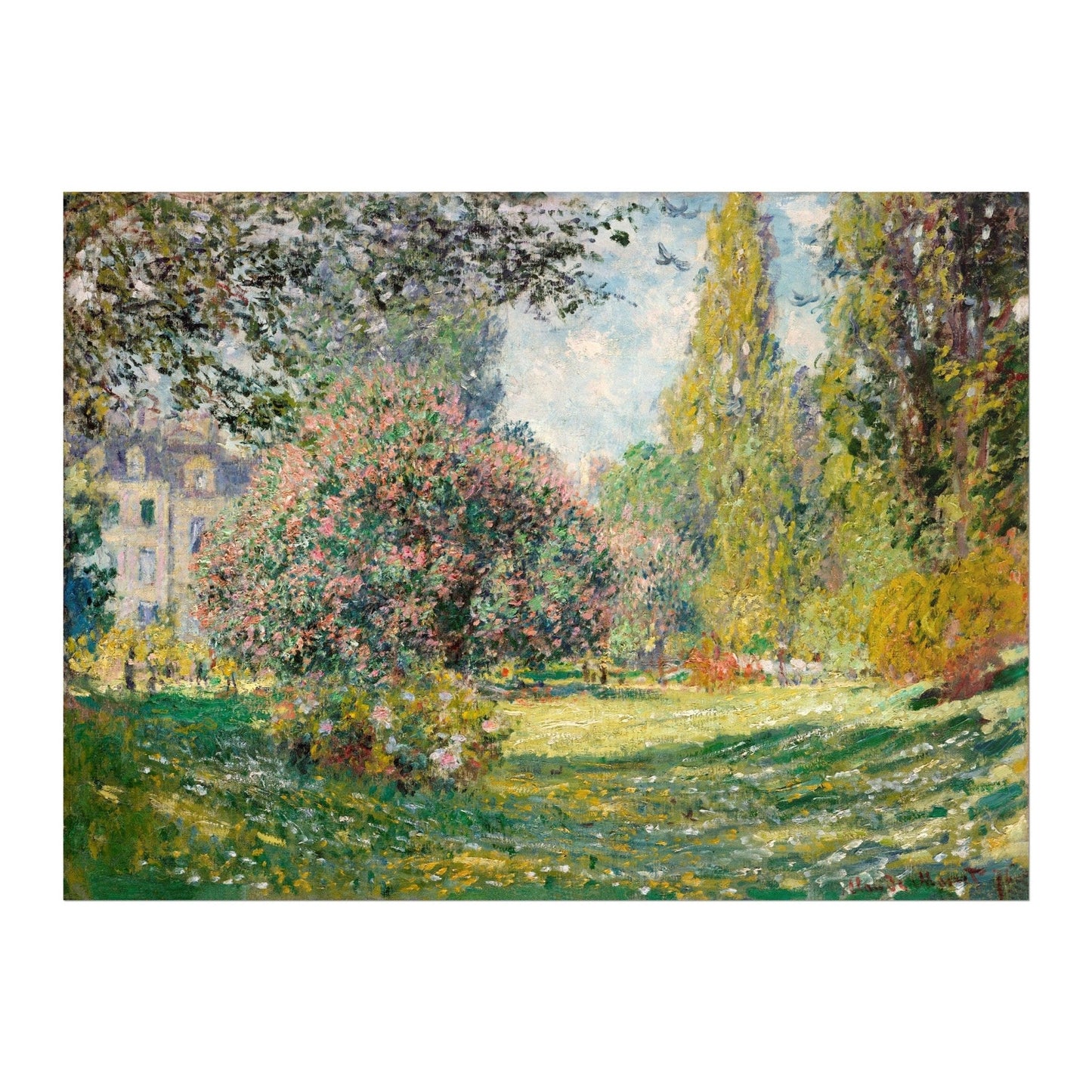 CLAUDE MONET - Landschaft: Der Parc Monceau