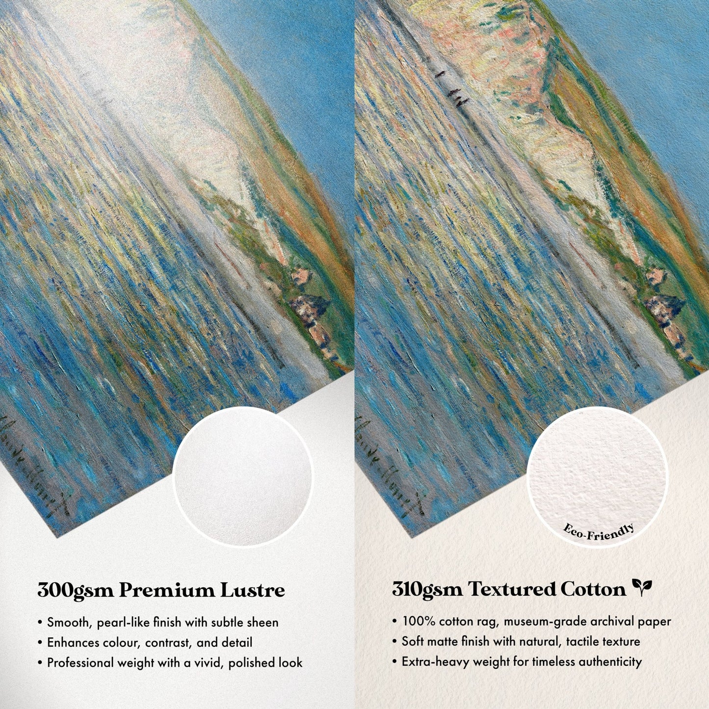 Claude Monet - Low Tide at Pourville, Near Dieppe | Art Prints | Pathos Studio