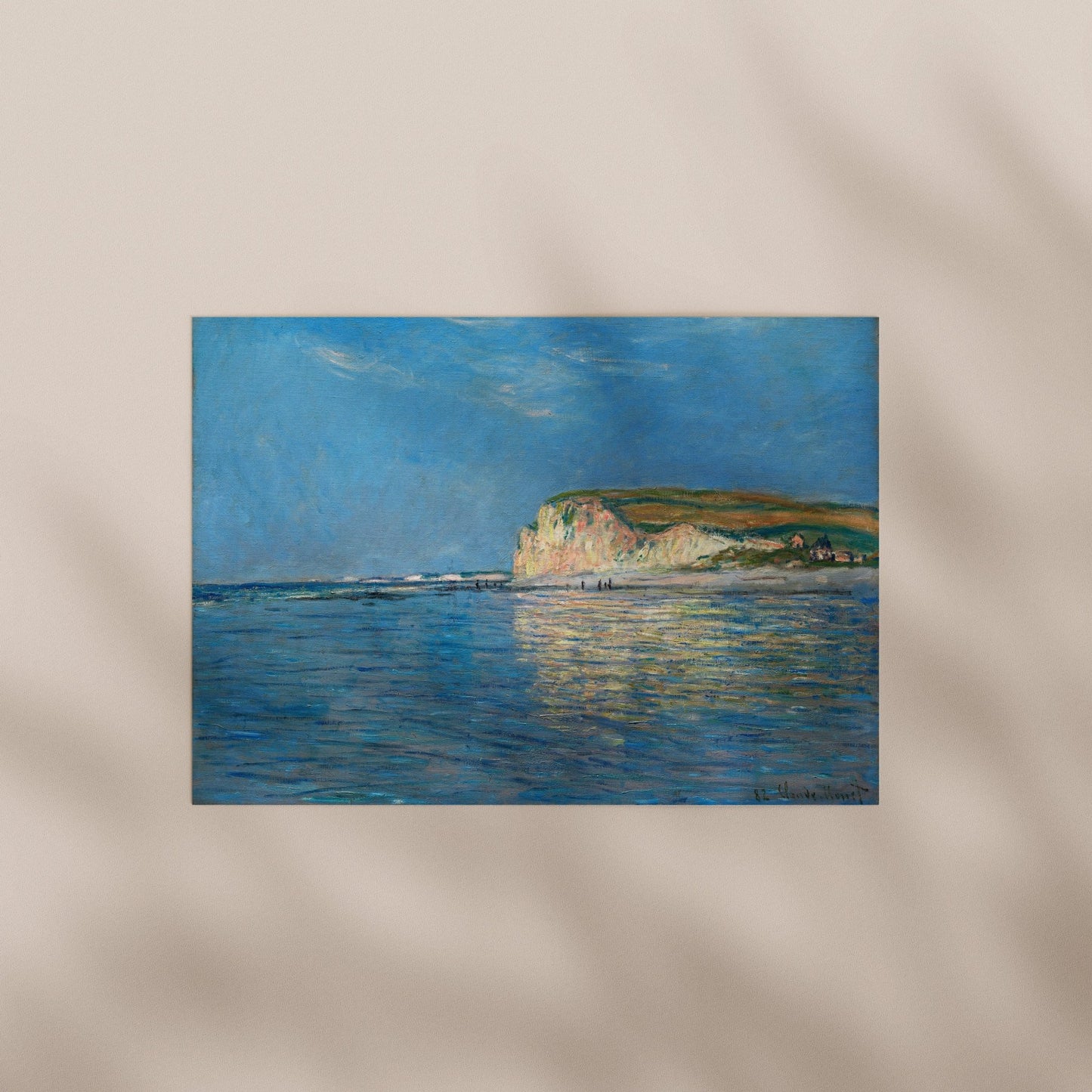 Claude Monet - Low Tide at Pourville, Near Dieppe | Art Prints | Pathos Studio
