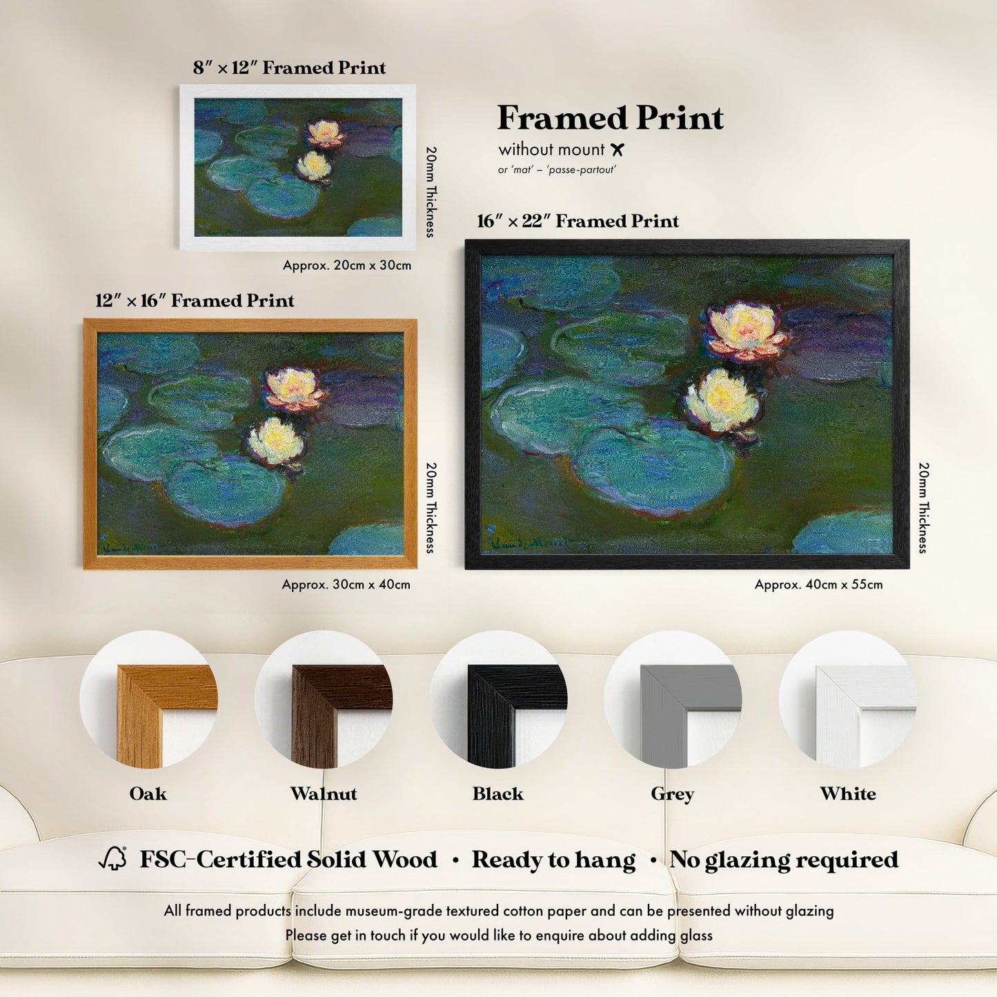 Claude Monet - Nympheas | Art Prints | Pathos Studio