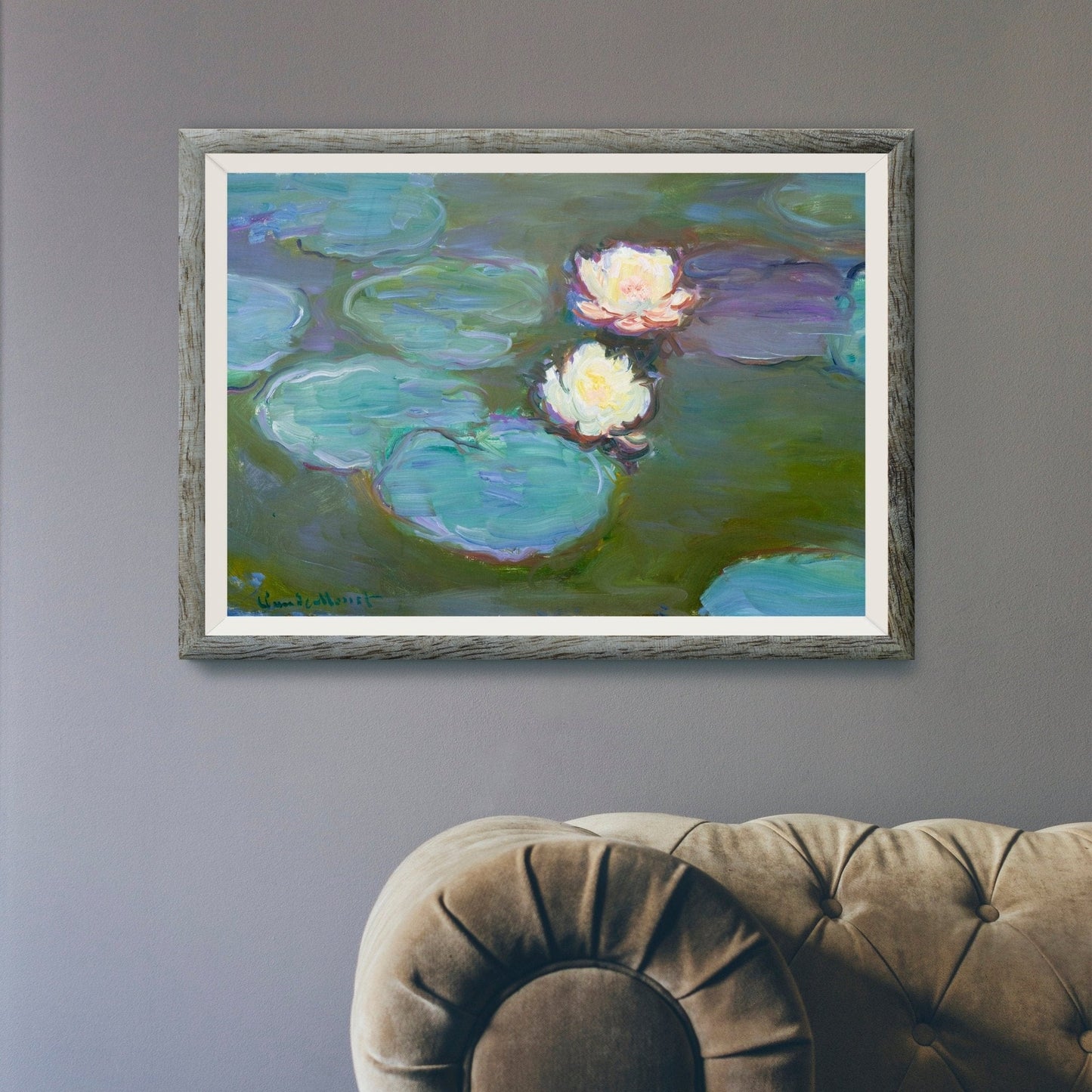 CLAUDE MONET - Nympheas (Giclée Art Print) - Pathos Studio - Marketplace Listings