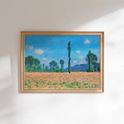 CLAUDE MONET - Poppy Field, Giverny - Pathos Studio - Art Prints