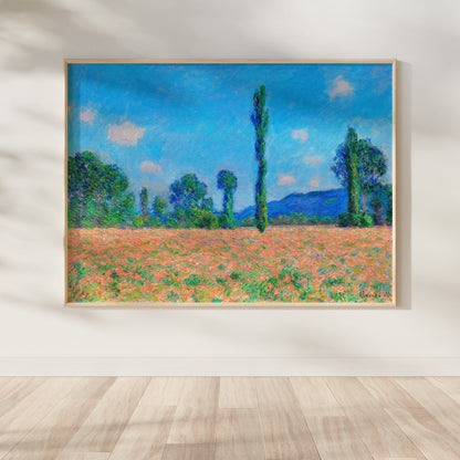 CLAUDE MONET - Poppy Field, Giverny - Pathos Studio - Art Prints