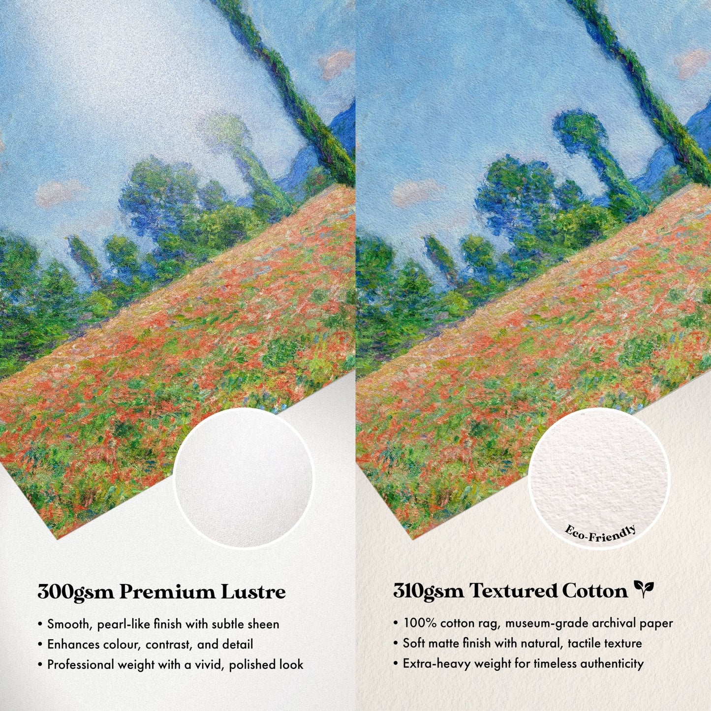 Claude Monet - Poppy Field, Giverny | Art Prints | Pathos Studio