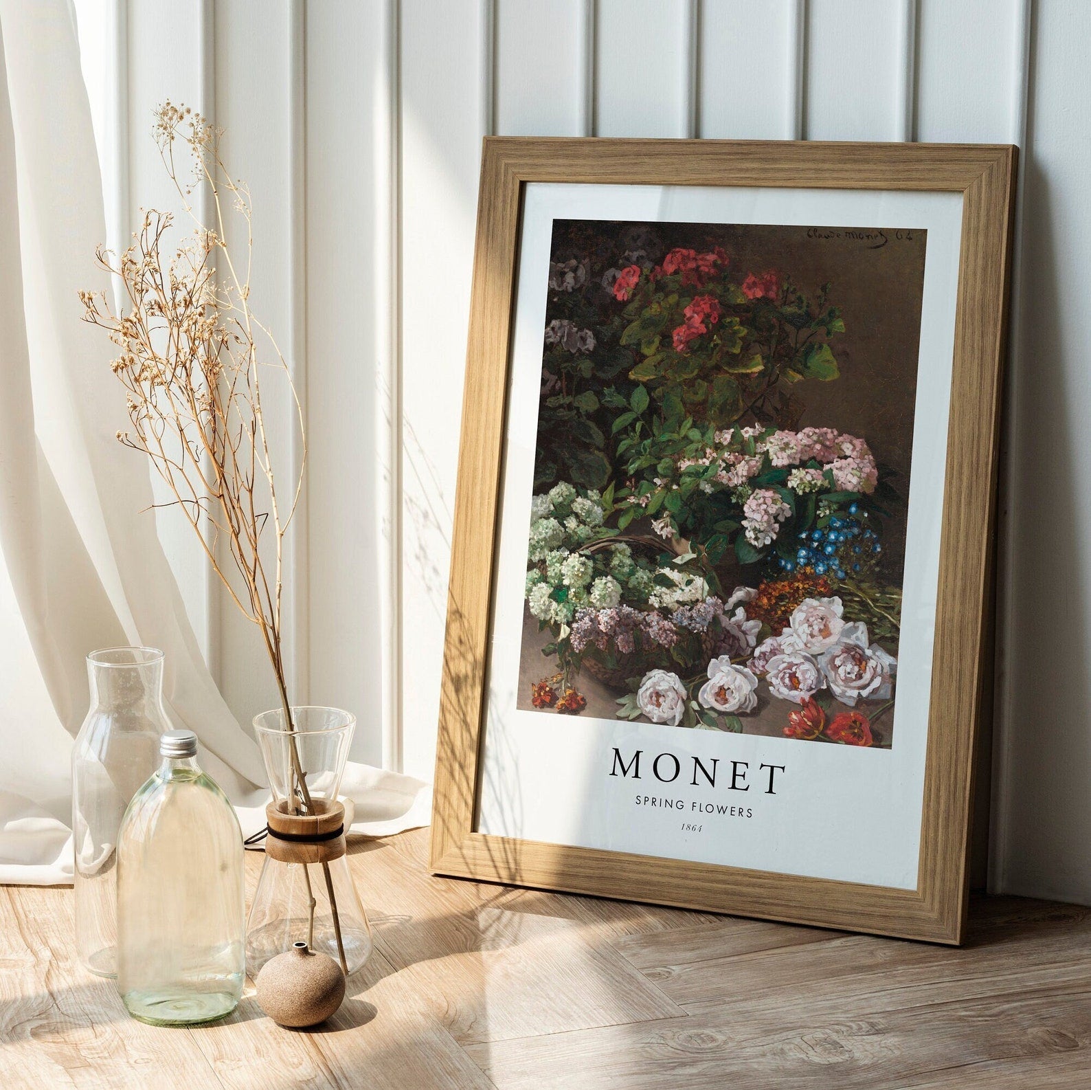 CLAUDE MONET - Spring Flowers (Poster Style) - Pathos Studio - Art Prints