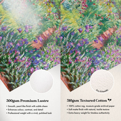 Claude Monet - The Artist's Garden At Giverny | Art Prints | Pathos Studio